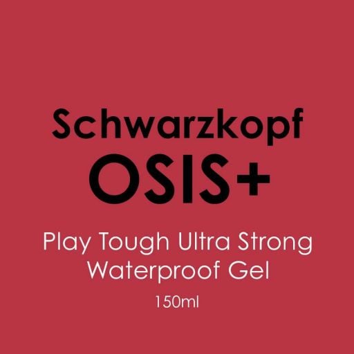 Schwarzkopf Osis Play Tough Ultra Strong Waterproof Gel 150ml - Hairdressing Supplies