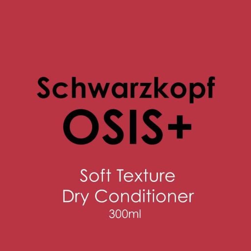 Schwarzkopf Osis+ Soft Texture Blow Dry Conditioner 300ml - Hairdressing Supplies