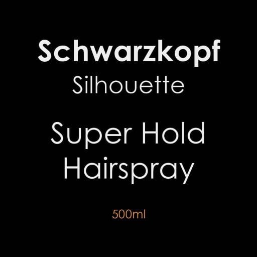 Schwarzkopf Silhouette Super Hold Hairspray 500ml - Hairdressing Supplies