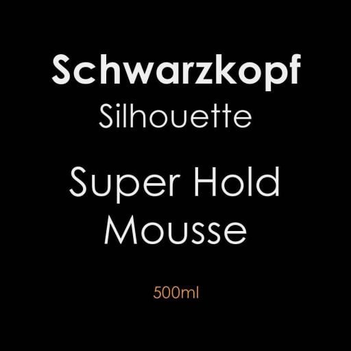 Schwarzkopf Silhouette Super Hold Mousse 500ml - Hairdressing Supplies