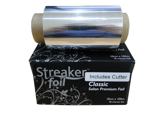 Streaker Hairdressing Foil 10cm x 100m - Hairdressing Supplies