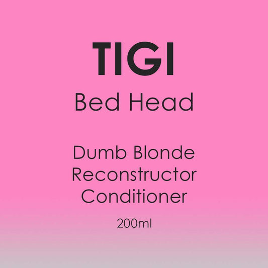 TIGI Bed Head Dumb Blonde Reconstructor Conditioner 200ml - Hairdressing Supplies