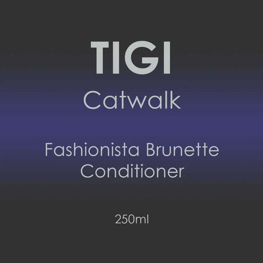 Tigi Catwalk Fashionista Brunette Conditioner 250ml - Hairdressing Supplies