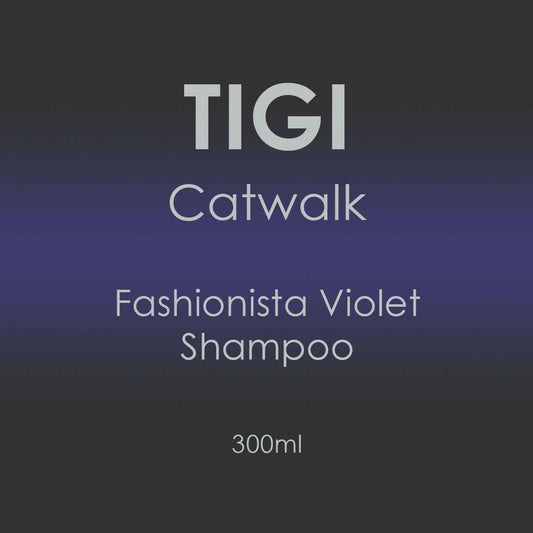 TIGI Catwalk Fashionista Violet Shampoo 300ml - Hairdressing Supplies