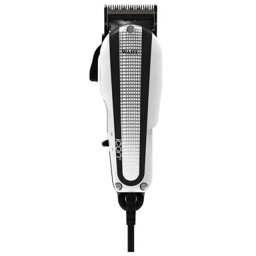 WAHL Icon White And Chrome Mains Clipper - Hairdressing Supplies