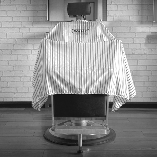 WAHL Professional Barber Cape Pin Stripe - Hairdressing Supplies