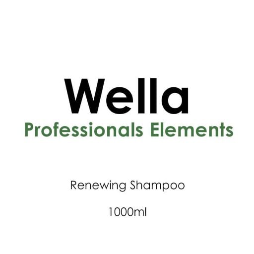 Wella Professionals Elements Renewing Shampoo 1000ml - Hairdressing Supplies
